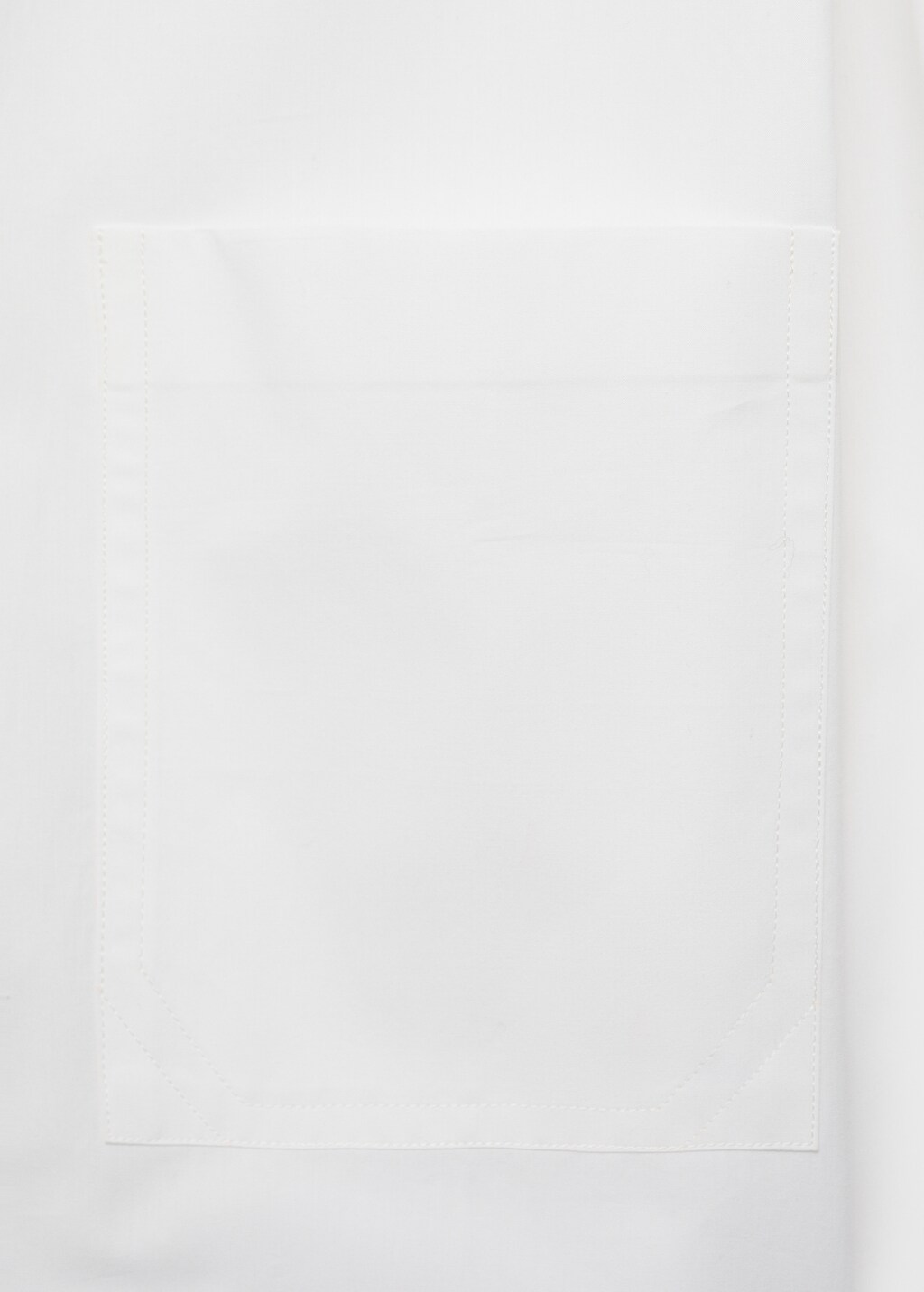 100% cotton relaxed-fit shirt - White