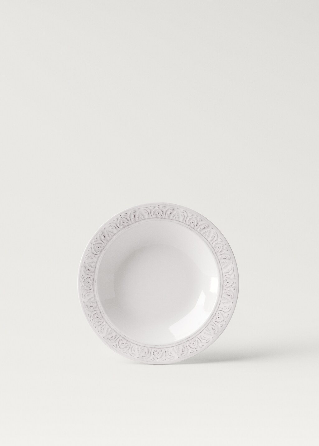 Soup plate cenefa - Off White