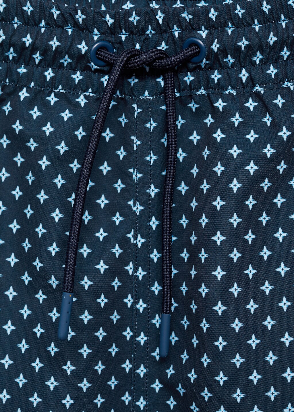 Geometric-print swimsuit - Khaki