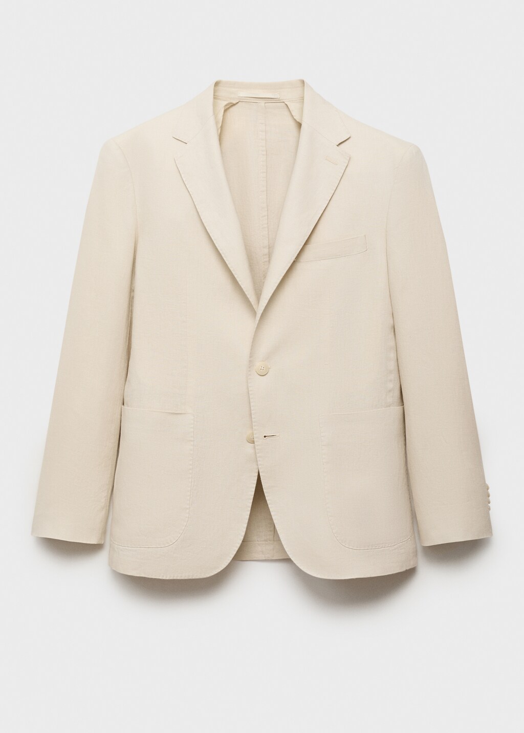 Salerno 100% linen slim fit suit blazer - Indigo Blue