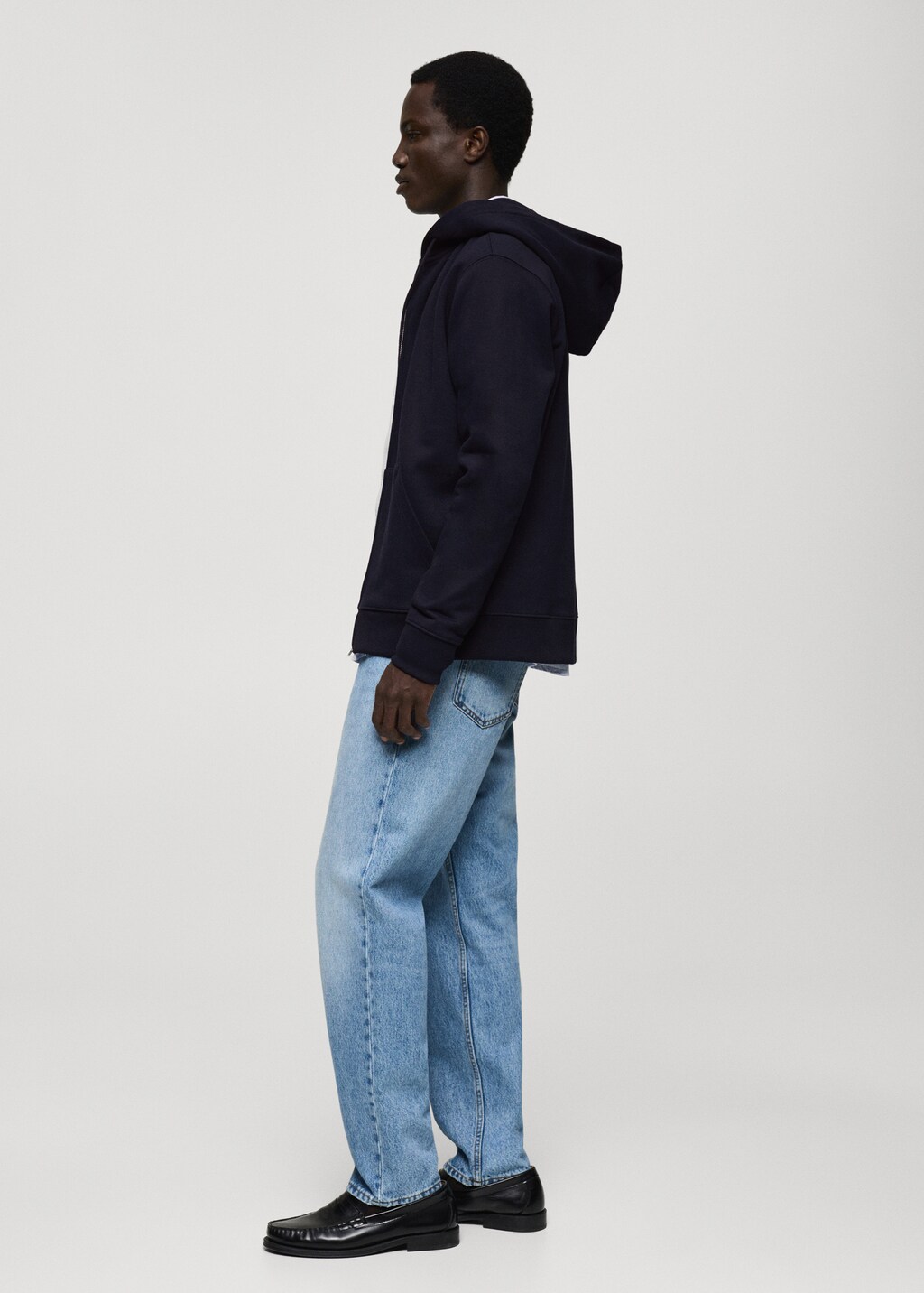 Regular-fit hoodie - Dark Navy