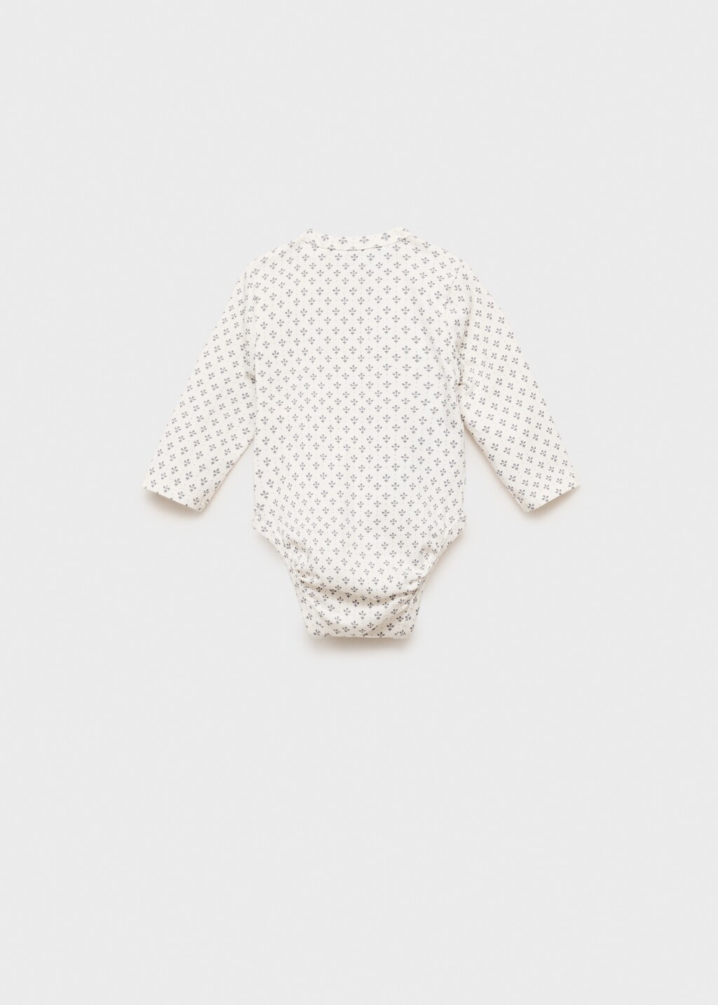 Printed cotton body - Grey