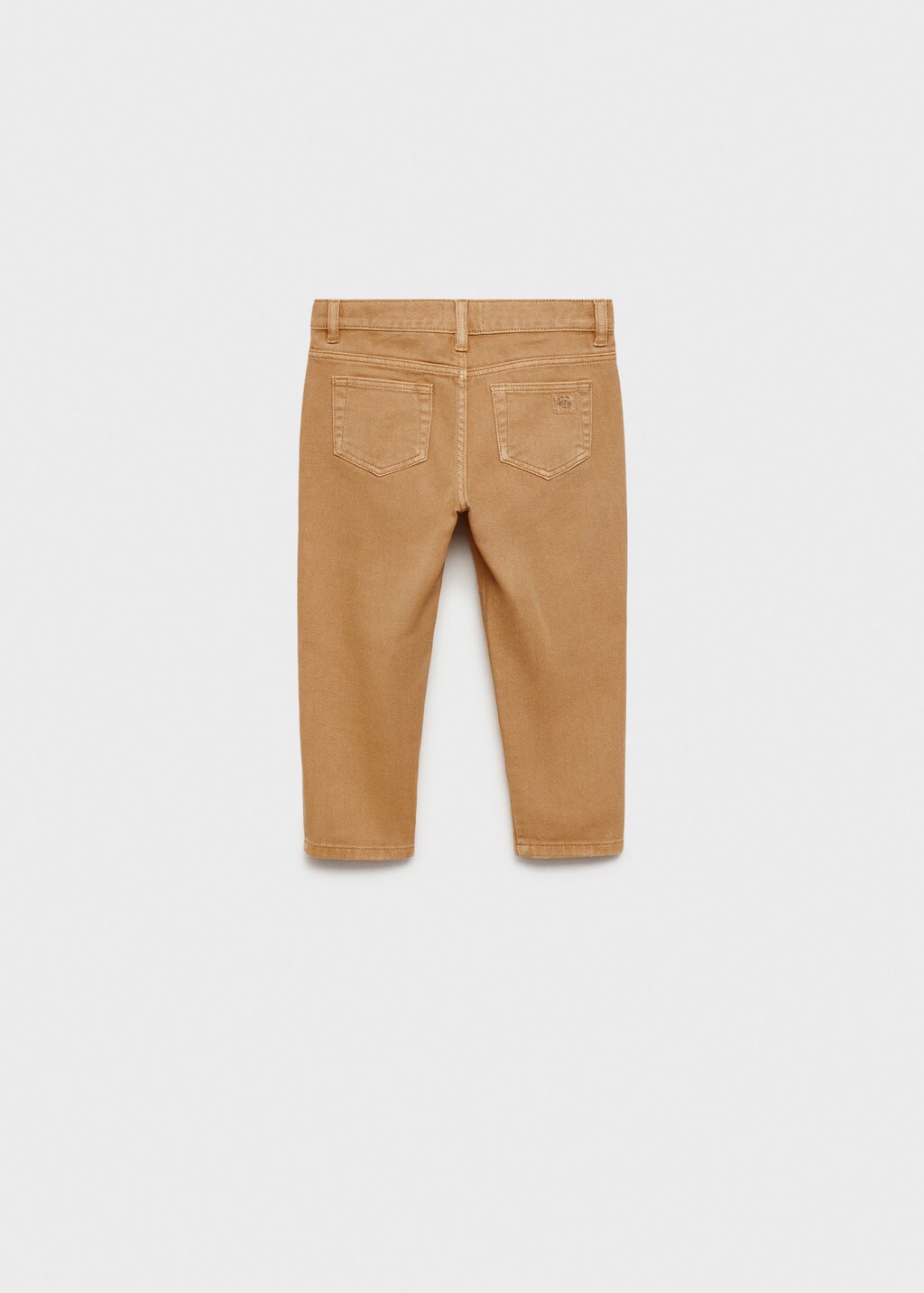 Skinny cotton trousers - Medium Brown