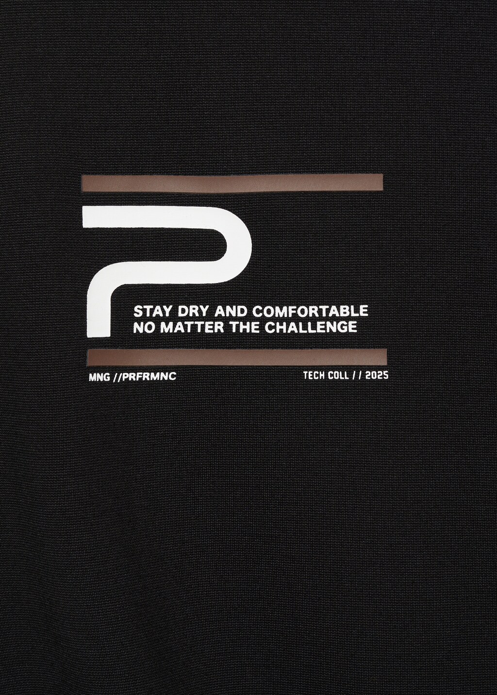 COOLMAX® slim fit printed T-shirt - Black