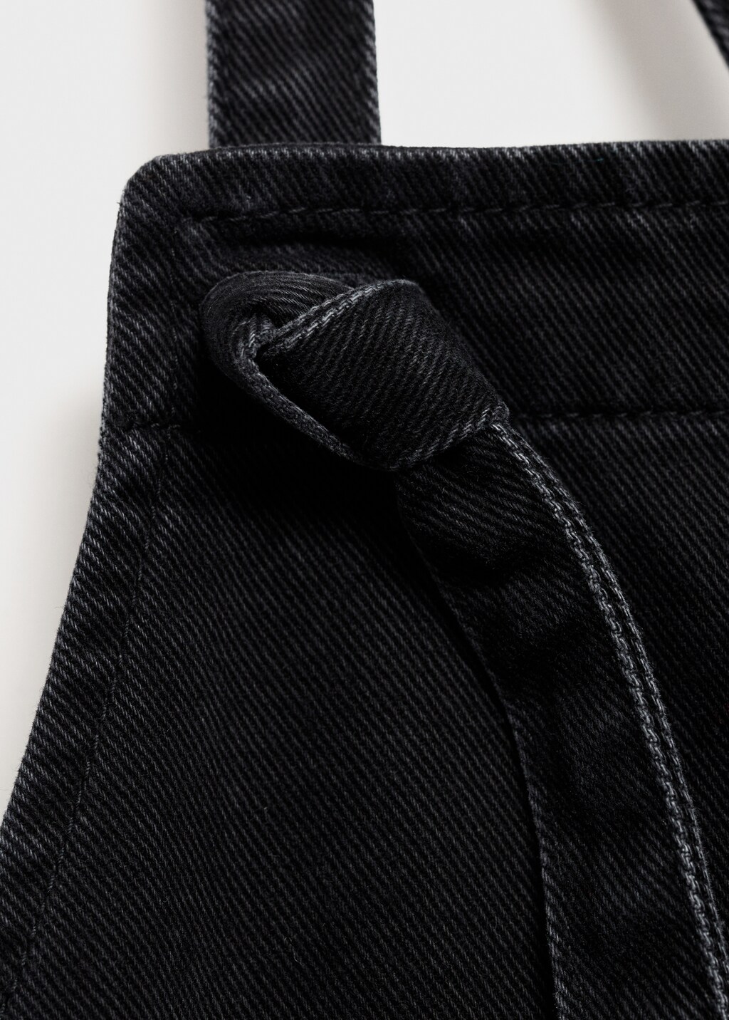 Maternity denim dungarees - Black denim