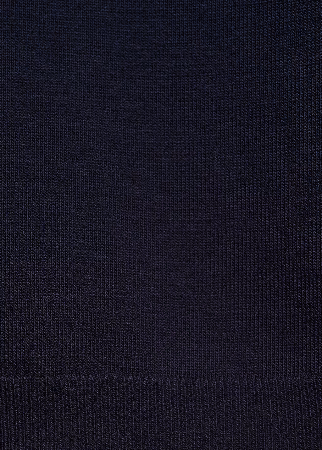 Buttoned knit top - Navy