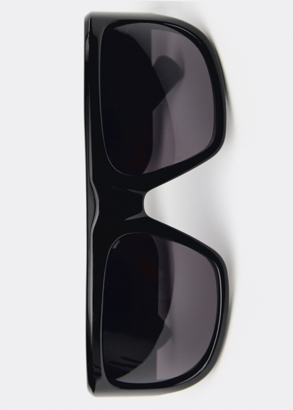 Rectangular-frame sunglasses - Black