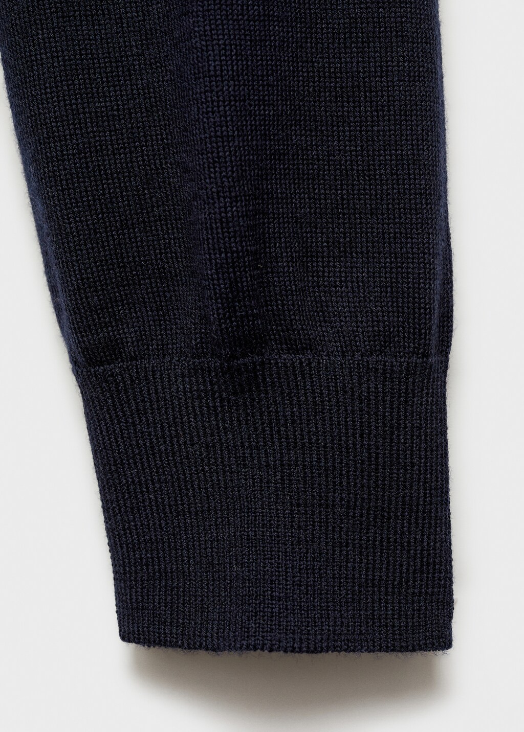 100% merino wool cardigan - Black