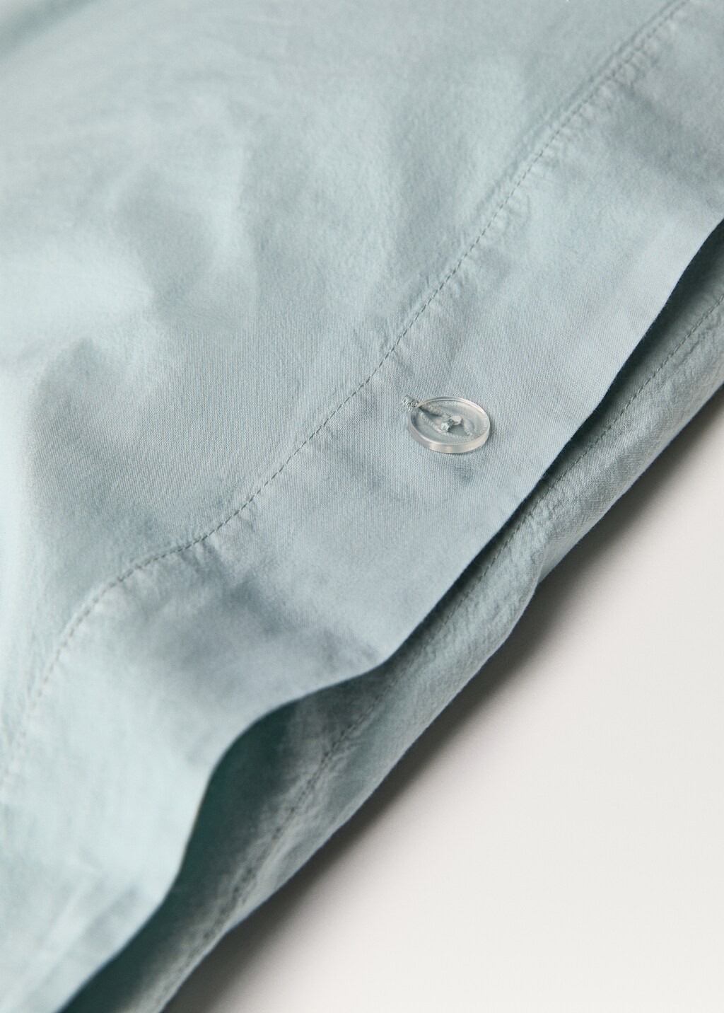 150/160cm washed cotton duvet cover - Light Pink