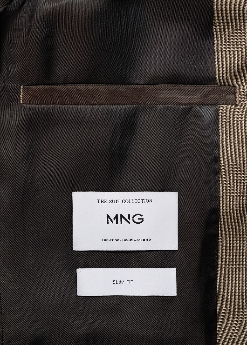 Milan slim-fit suit jacket - Grey