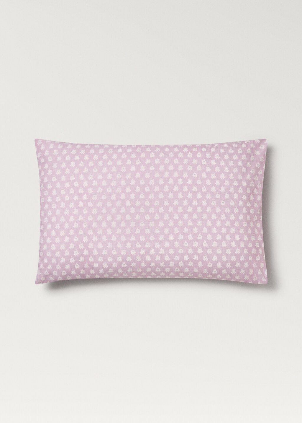 Children's pillowcase cotton percale printed 50x75 cm - Aqua Green