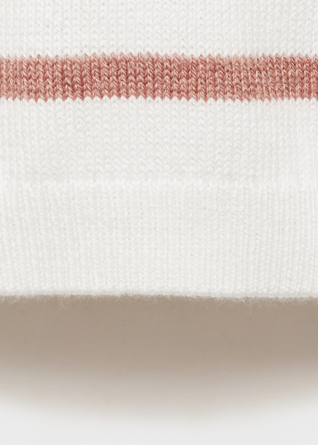 Knit striped sweater - Pink