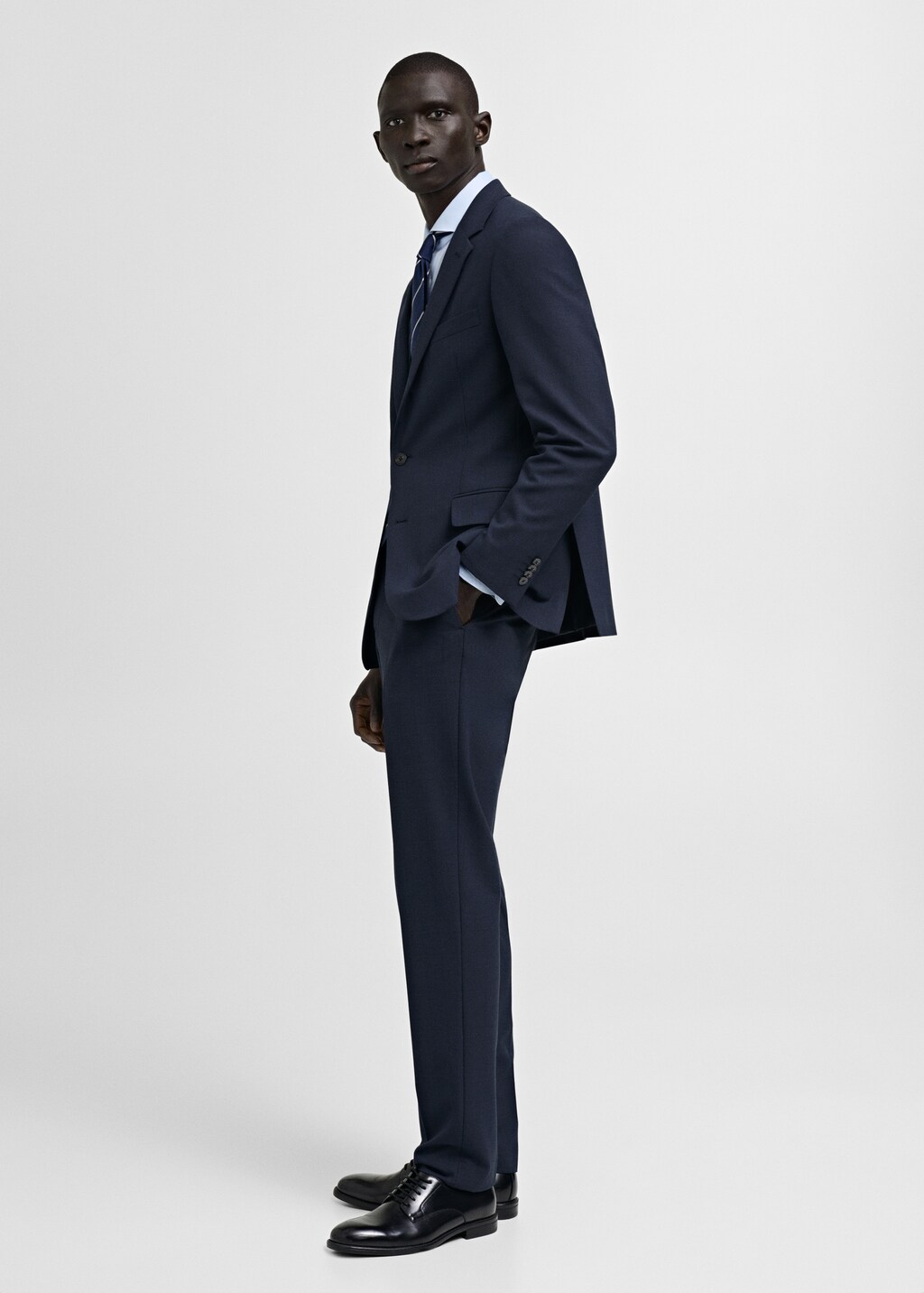 Milan slim-fit suit trousers - Grey