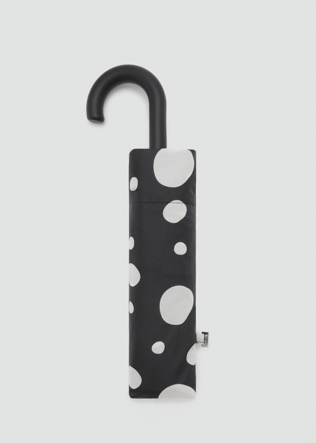 Polka-dot print umbrella - Black