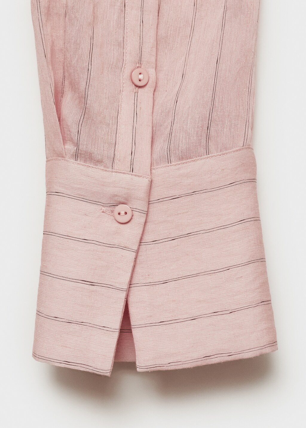 Stripe-print shirt - Ecru