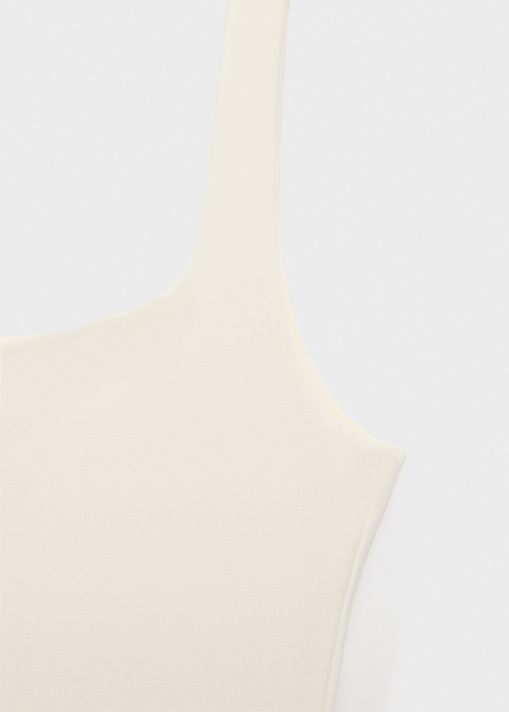 Sleeveless fitted bodysuit - Black