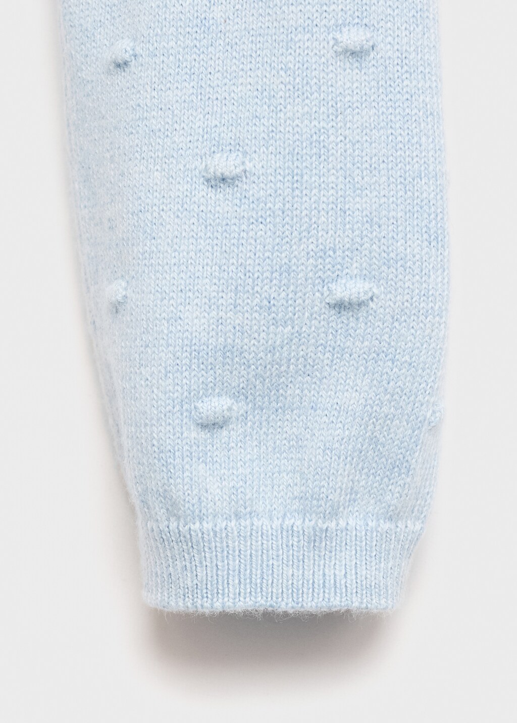 Embroidered knit cardigan - Pastel Yellow