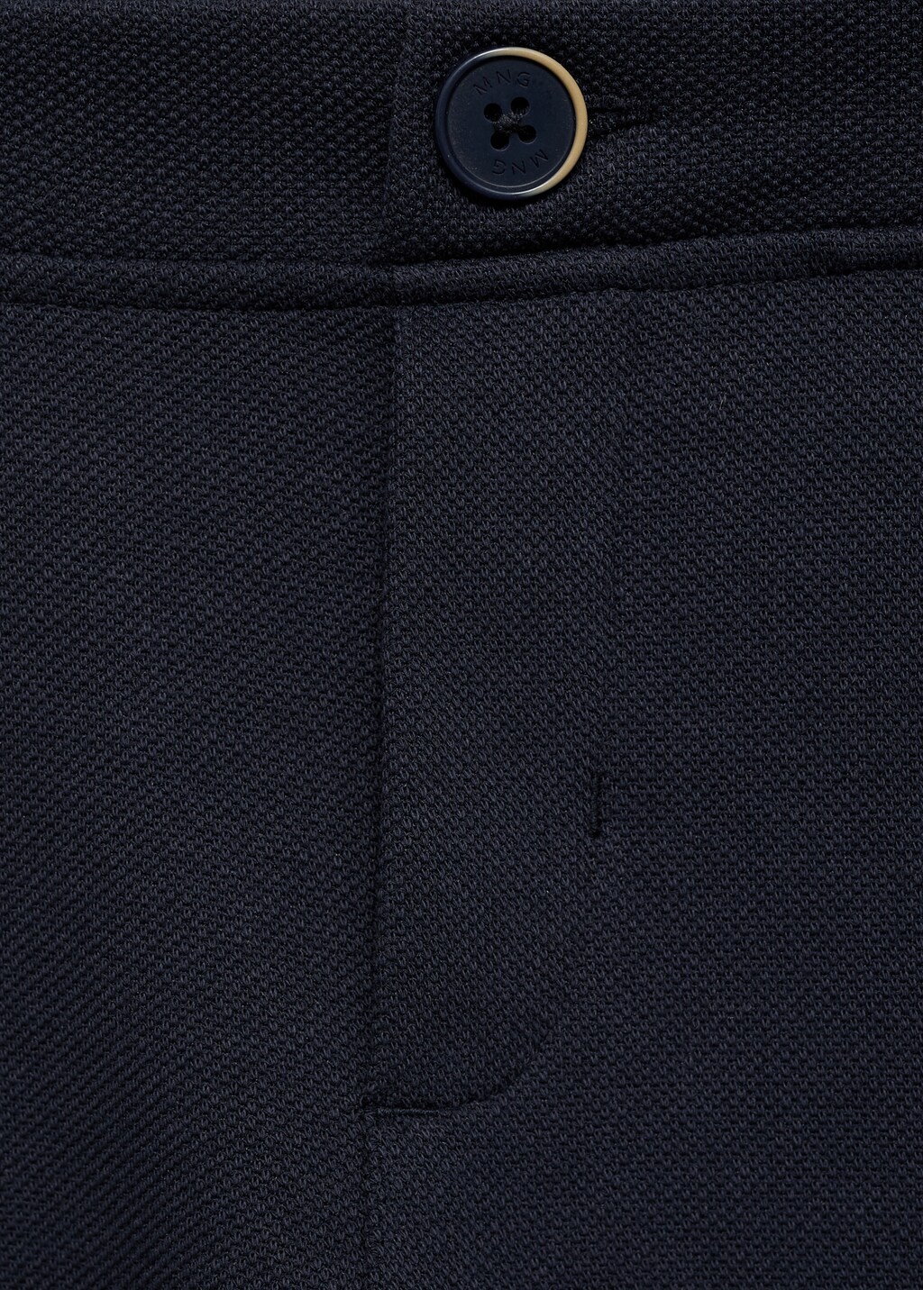 Slim-fit suit trousers - Dark Navy