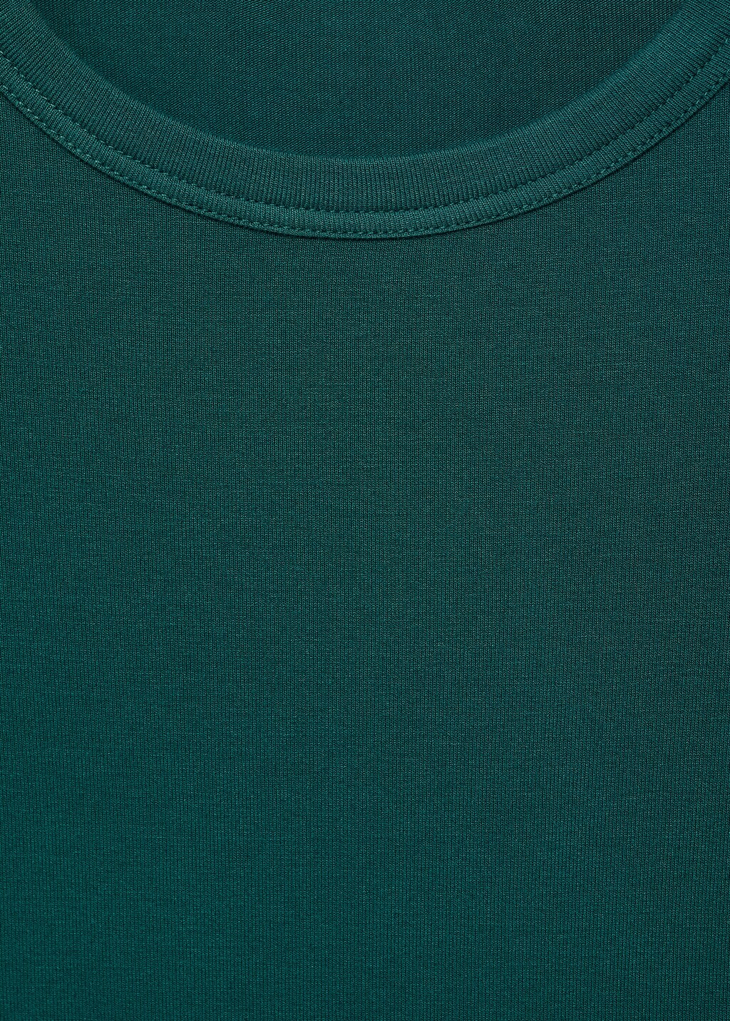 Long-sleeved fitted t-shirt - Black