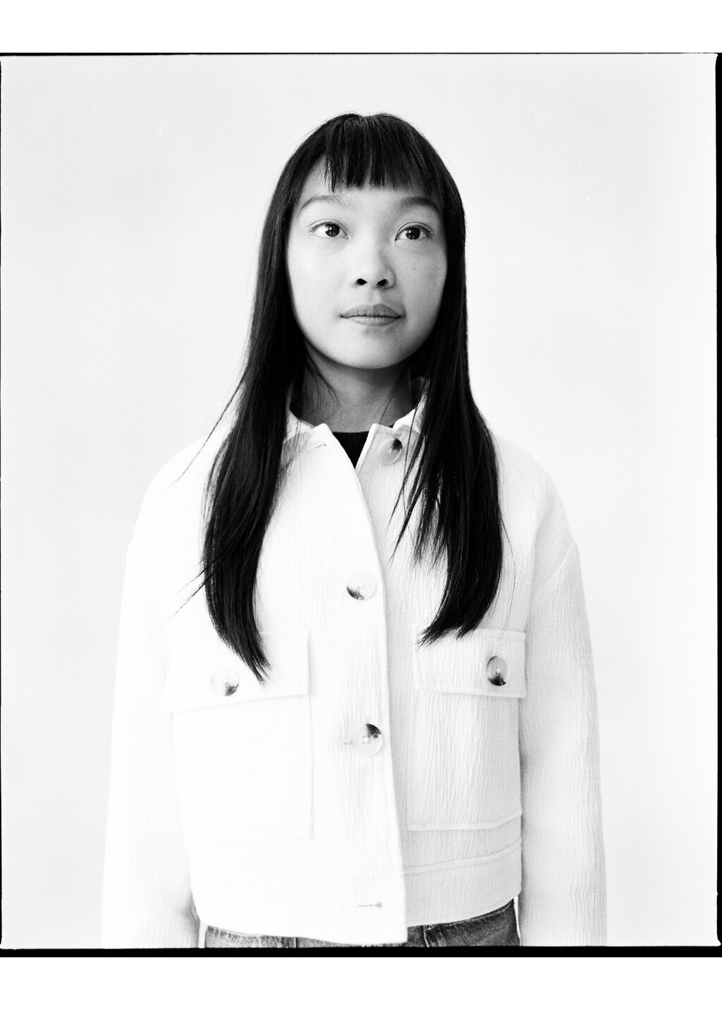 Pocket textured jacket - Ecru