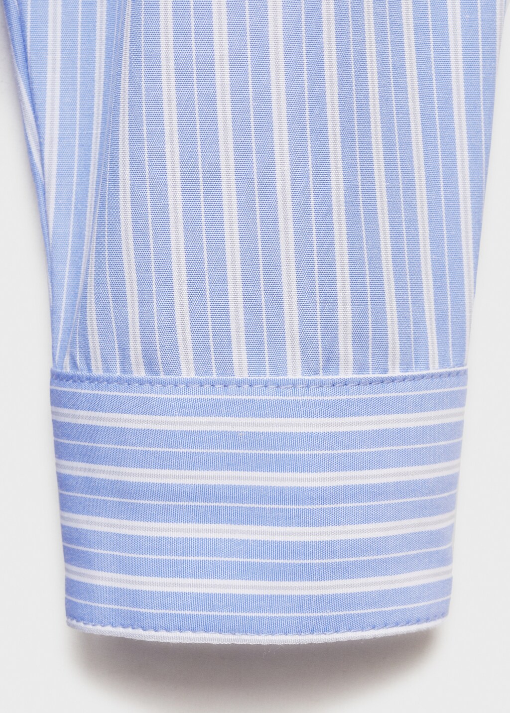 Striped shirt dress - Blue
