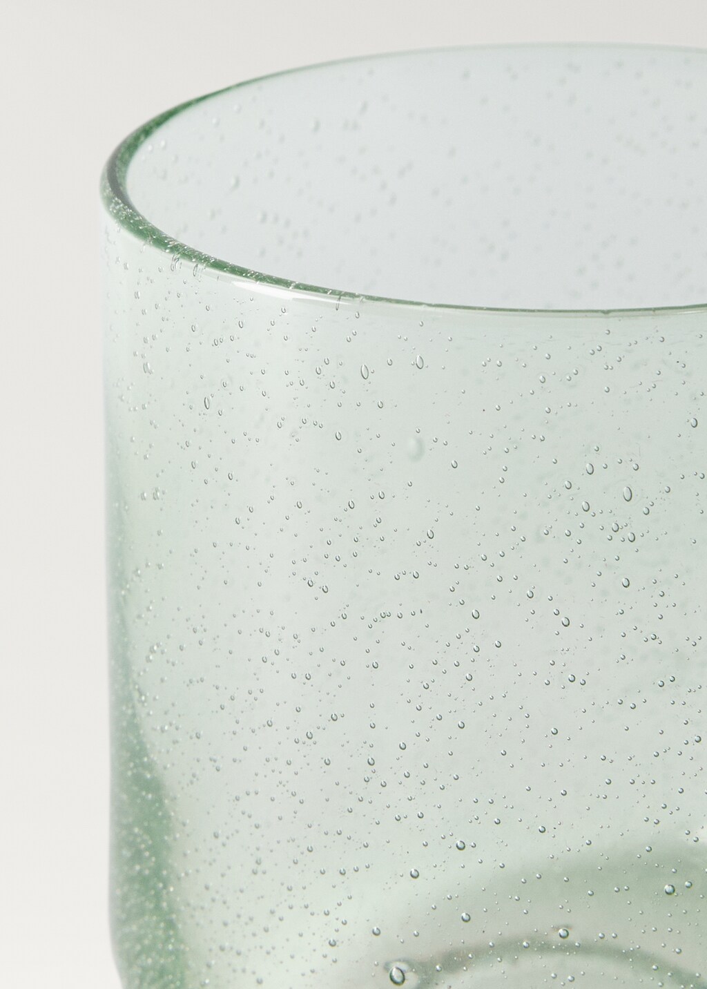 Bubble-glass glass - Ochre