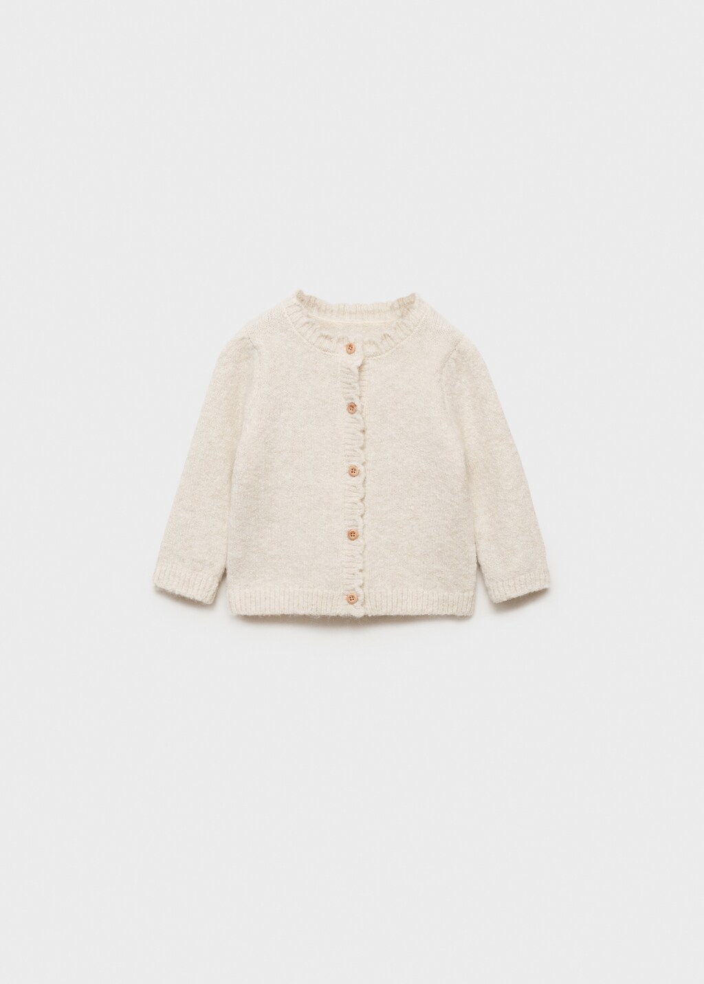 Knit cardigan - Ecru