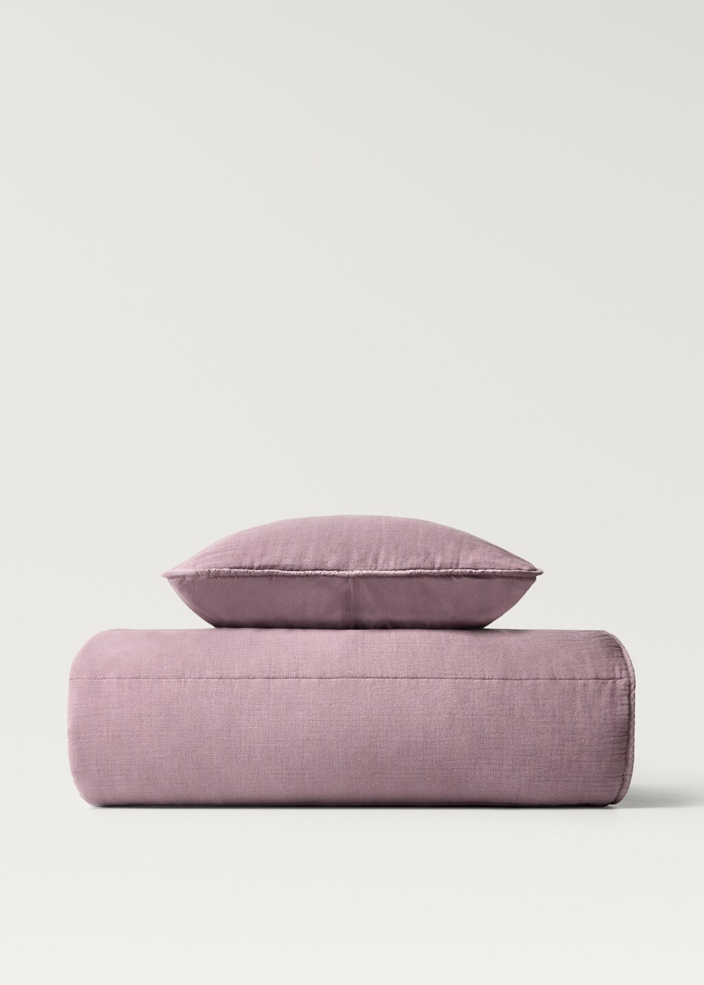 Cotton gauze garment-dyed children's cushion cover, 30x40 cm - Aqua Green