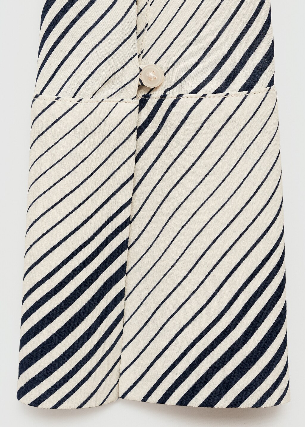Striped shirt with flared sleeves - Off White