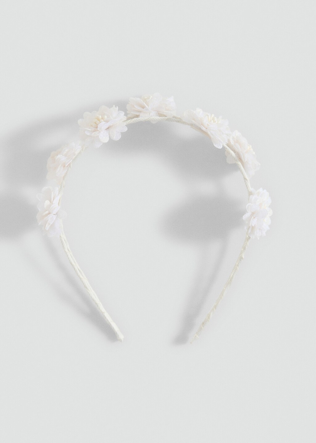 Flower hairband - Ecru