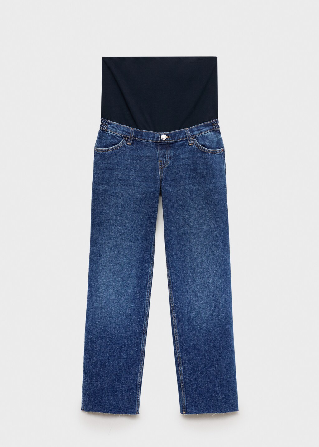 Maternity wideleg jeans - Black denim