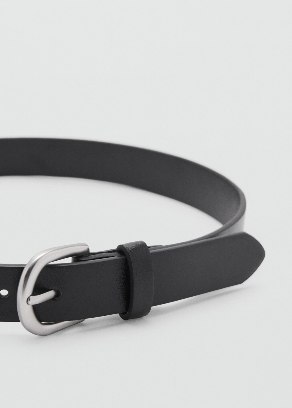 Metal buckle belt - Black