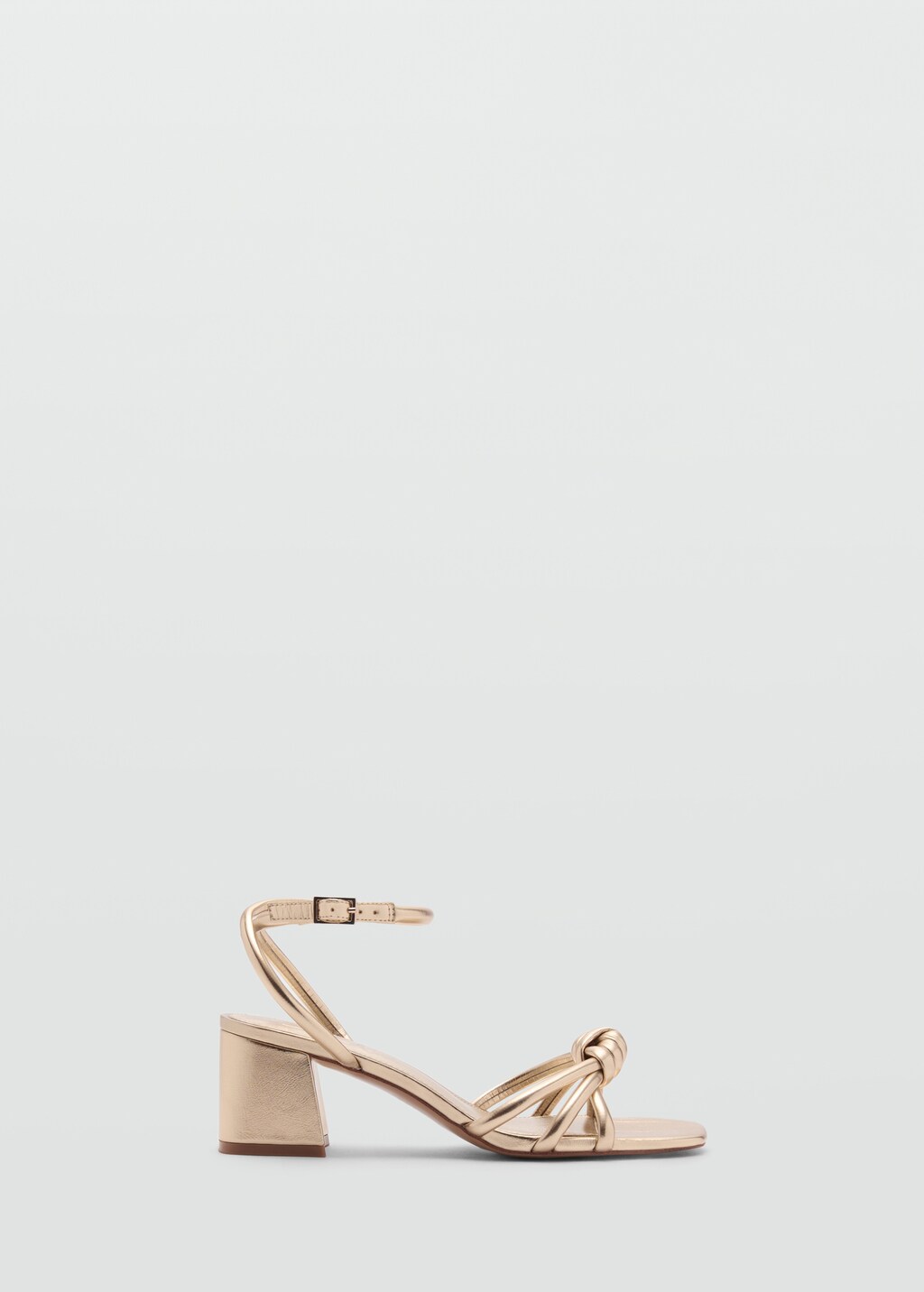 Knot strips sandals - Gold