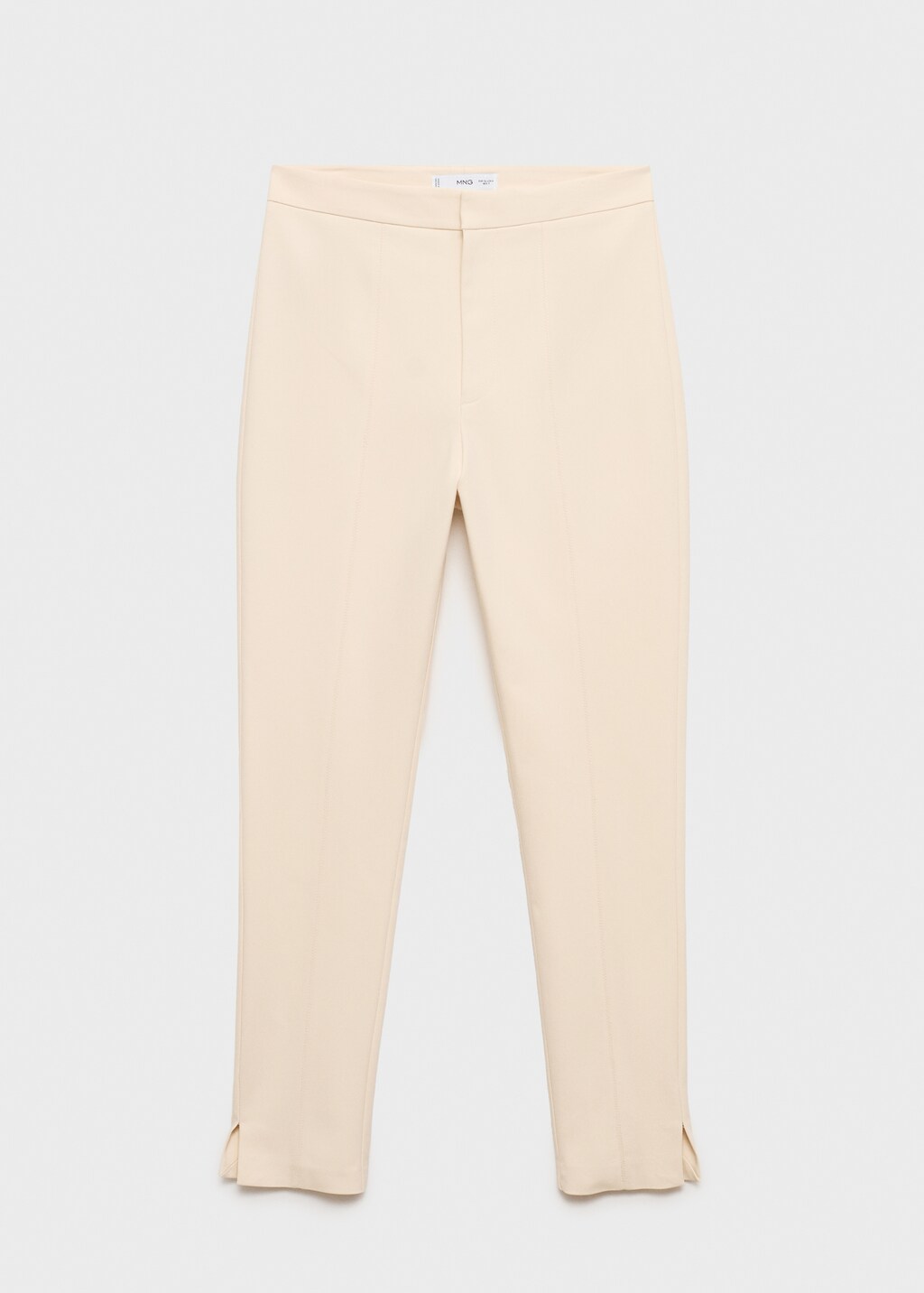 Straight-fit cotton trousers - Red
