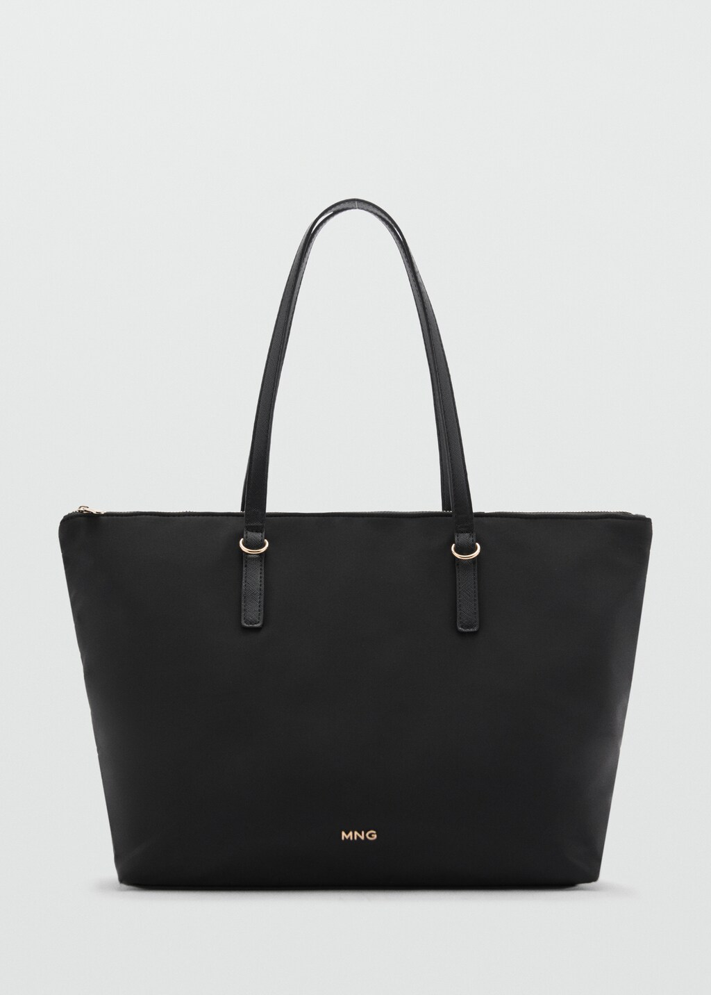 Nylon shopper bag - Black