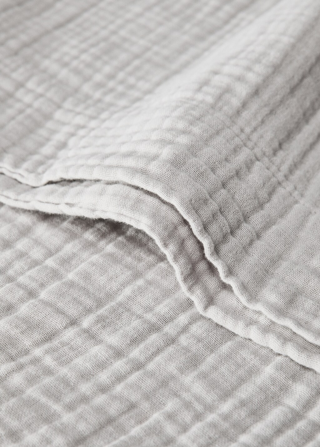 Cotton gauze pillowcase, 45x110 cm - Off White