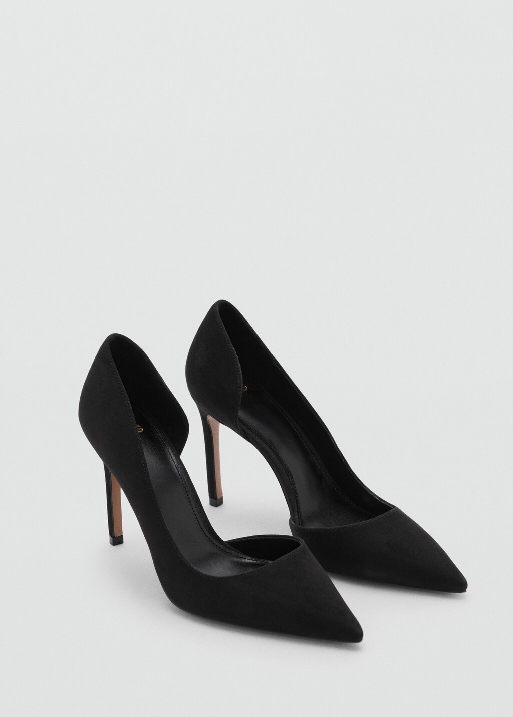 Asymmetrical heeled shoes - Black