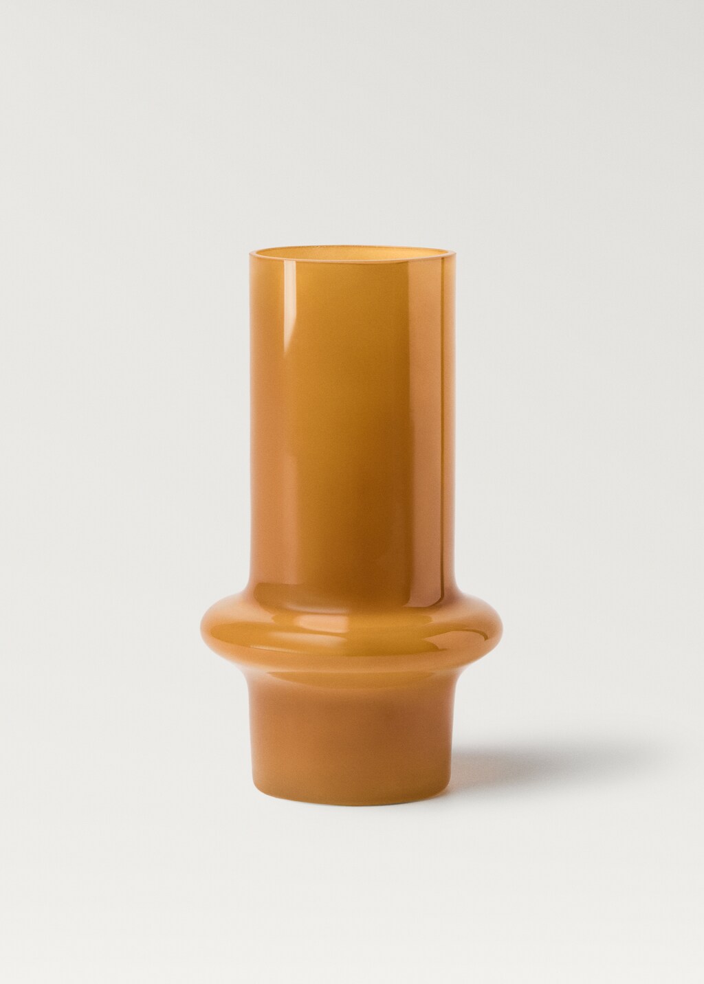 Cylindrical glass vase - Pink