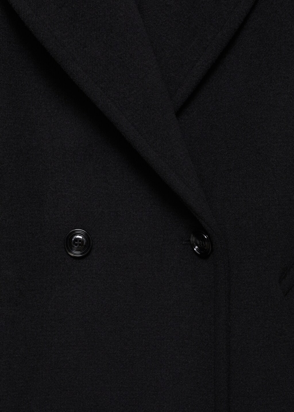 Lapels wool coat - Grey