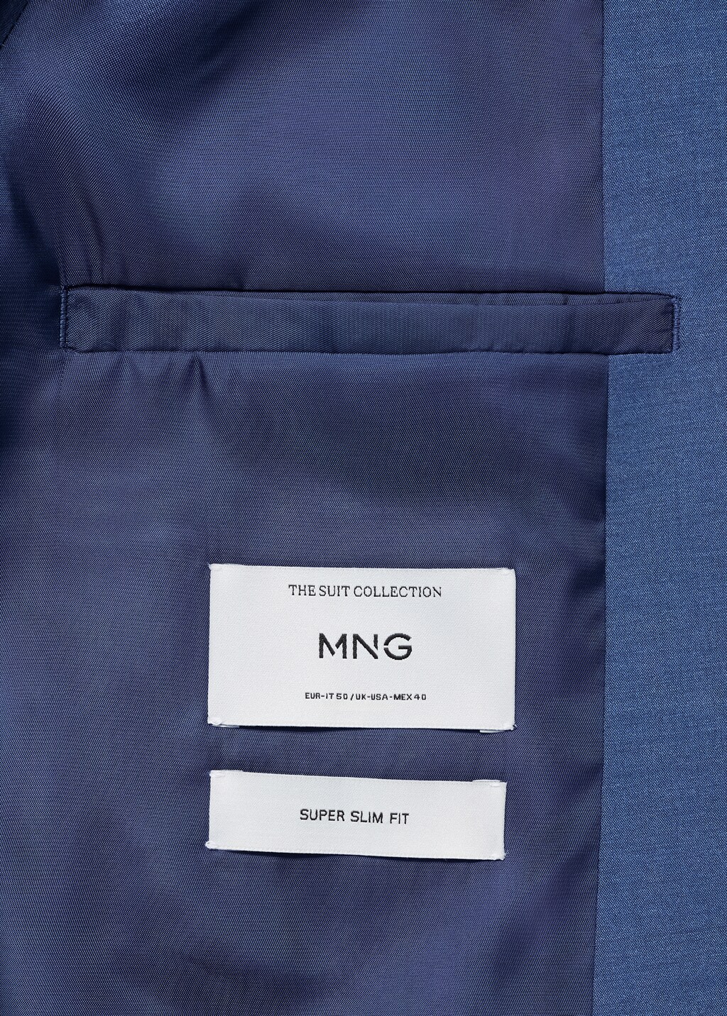 Super slim-fit suit jacket in stretch fabric - Grey