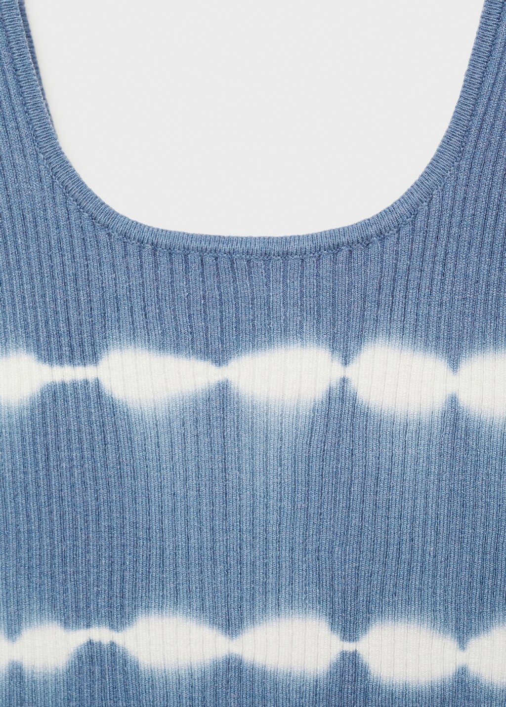 Tie-dye effect top - Charcoal