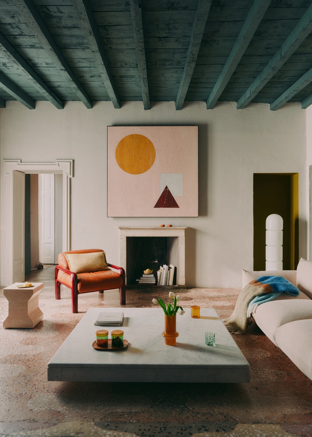 Blanket/plaid nina - Pink