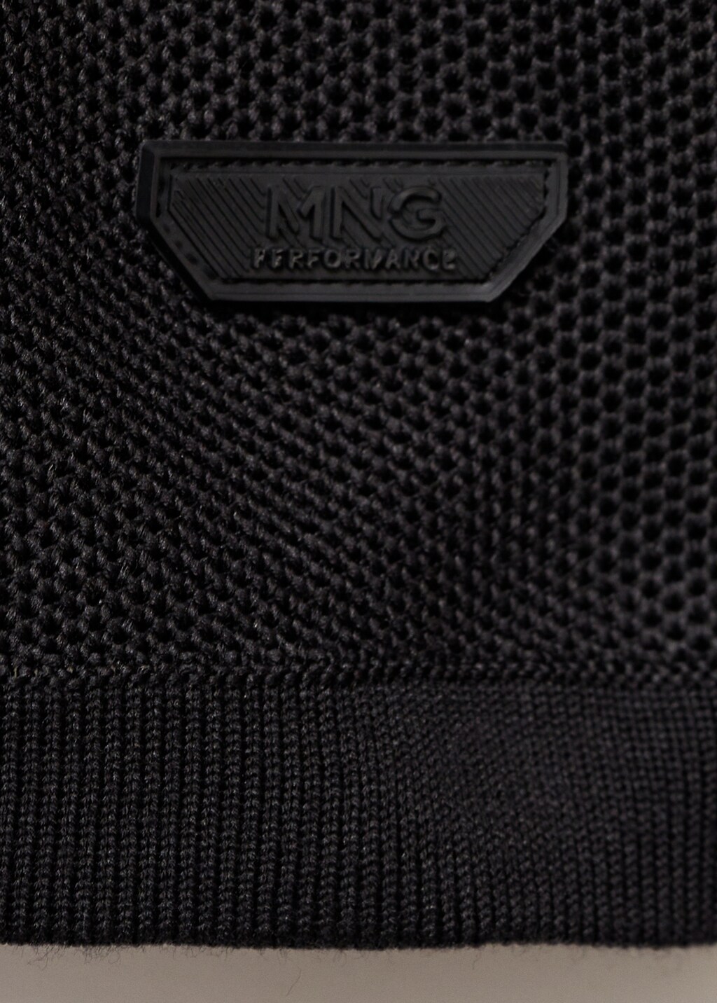 Polo shirt with COOLMAX® technology structure - Black