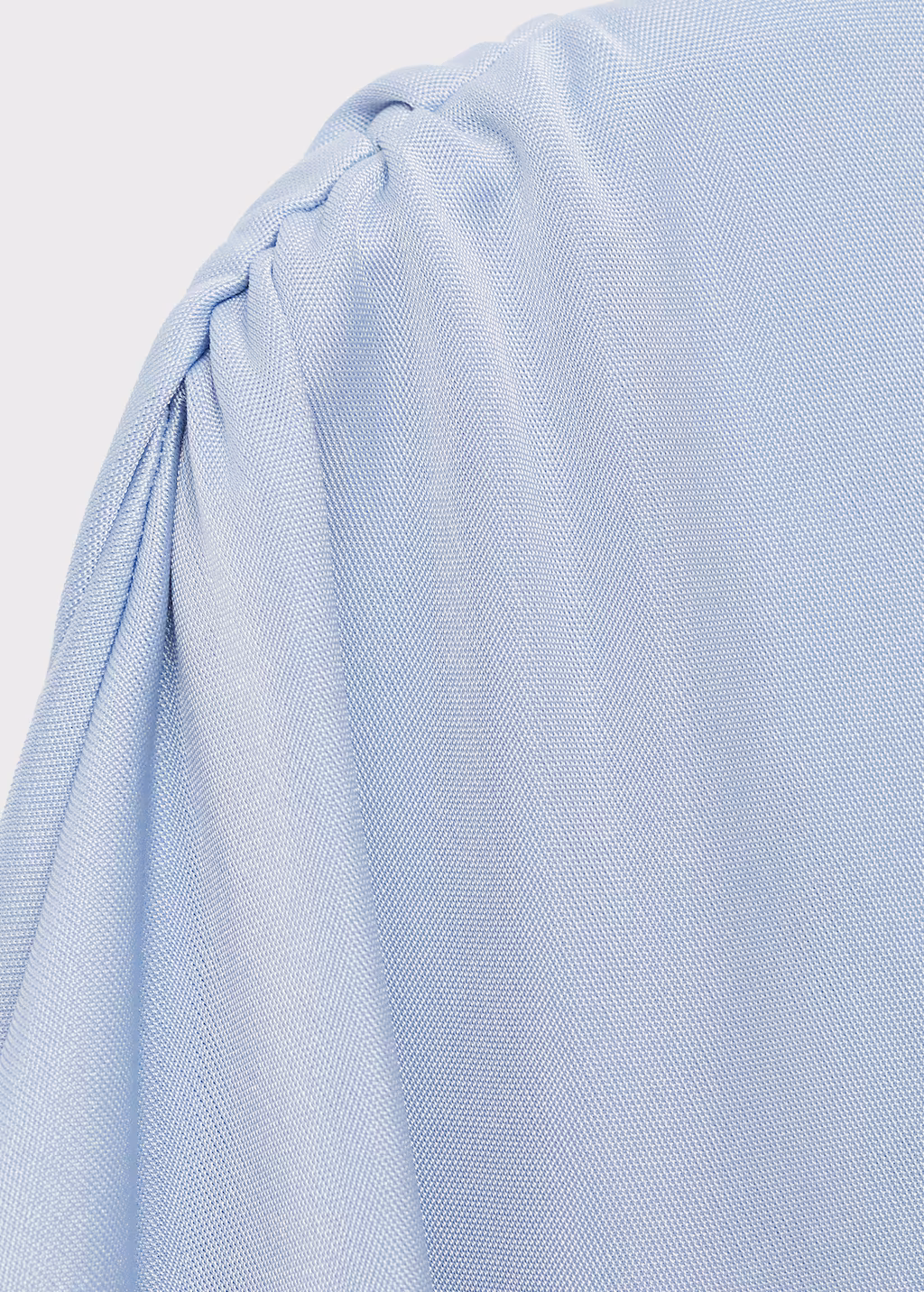 Asymmetric draped gown - Sky Blue