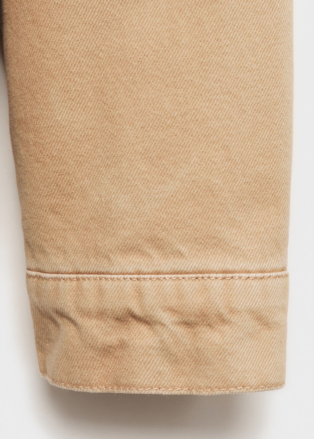 Denim jacket with fleece lining - Black denim