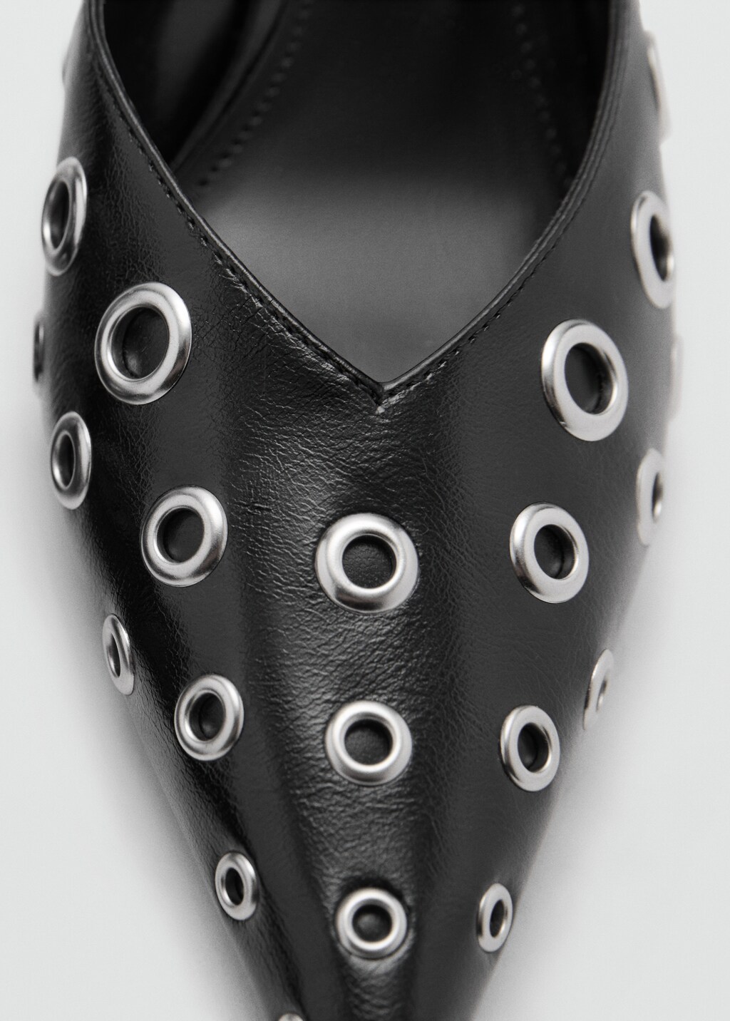 Slingback shoes with metallic detail - Black