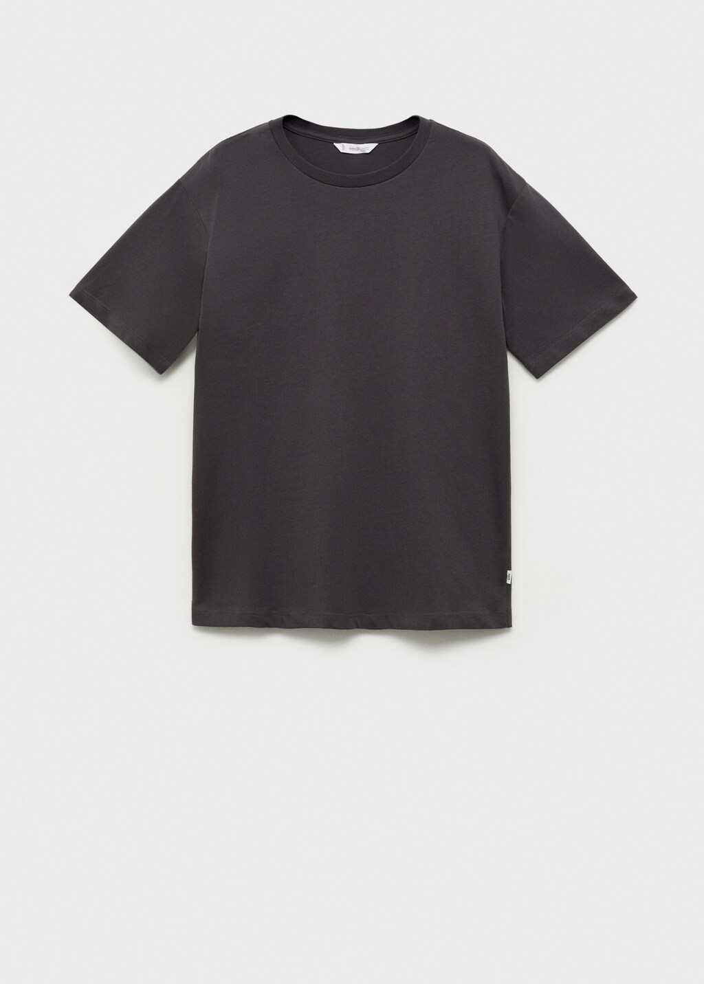 Essential cotton-blend T-shirt - Charcoal