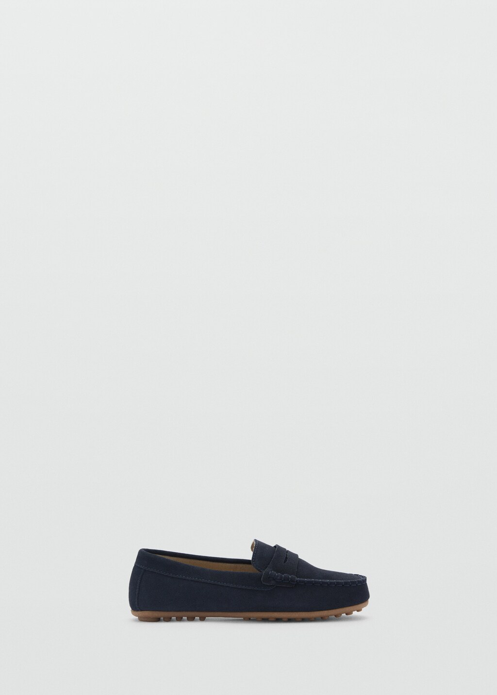 Suede leather loafers - Blue