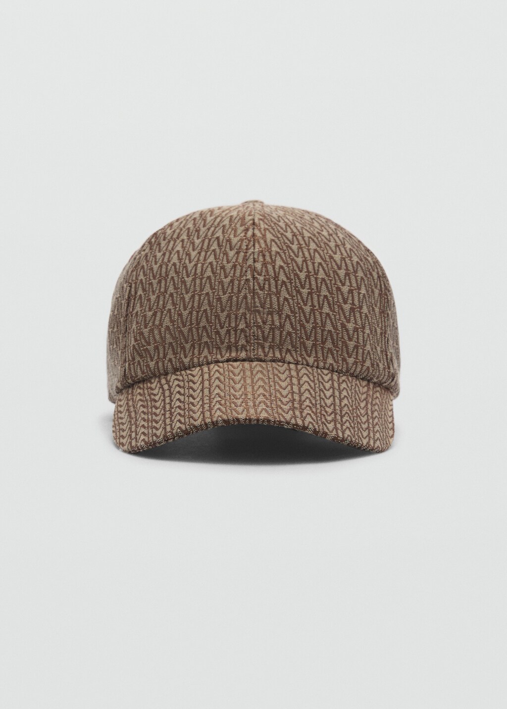 Cap with printed mango logo - Beige