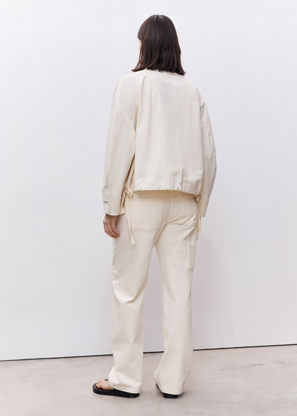 Maternity wideleg jeans - Off White